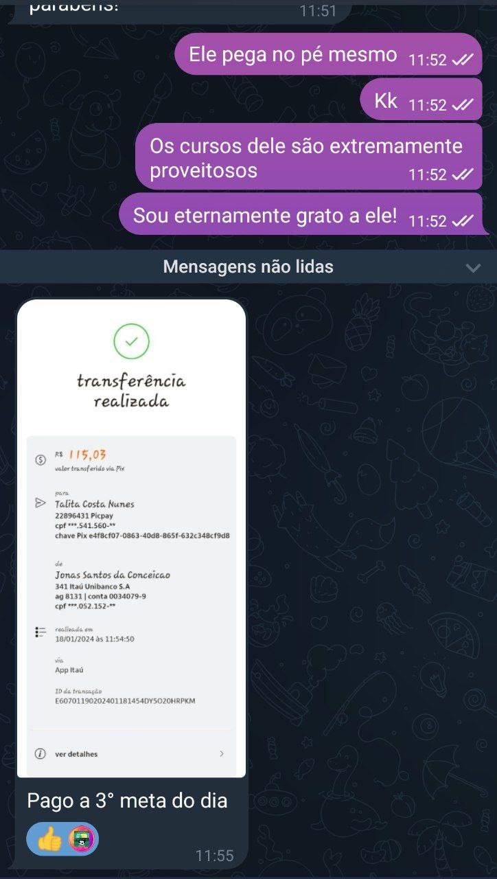 Depoimento de assinante do Elite Trader Club
