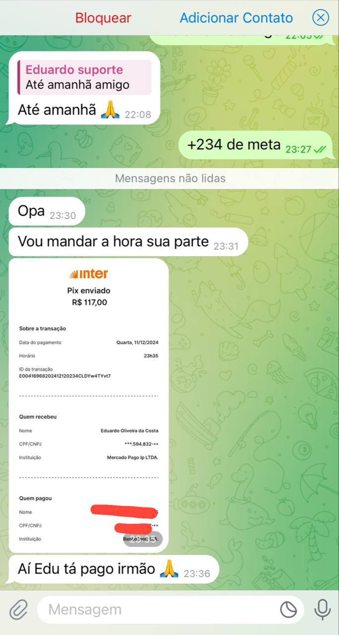 Depoimento de assinante do Elite Trader Club